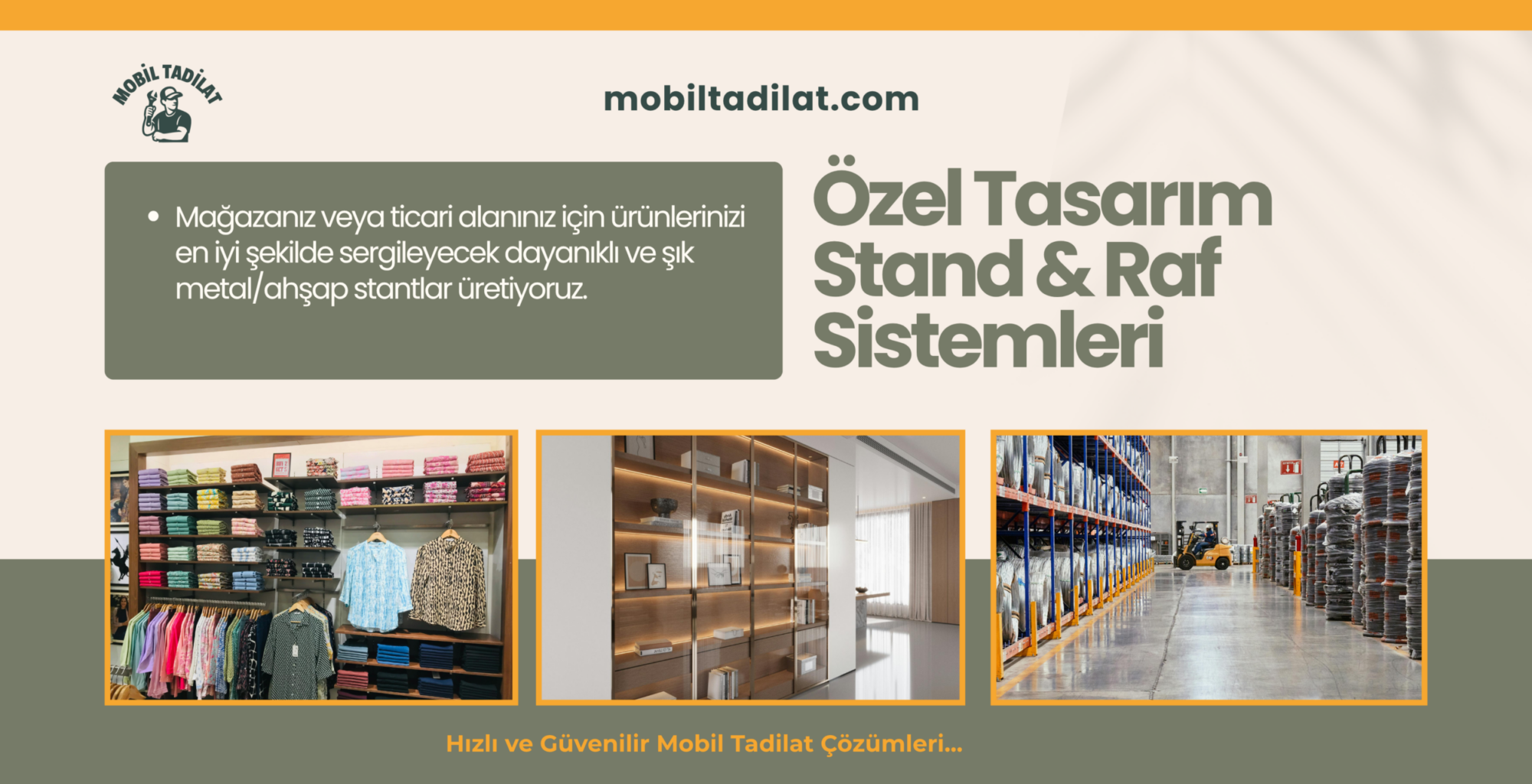 Seyyar Stand İmalatı, Özel Tasarım Stantlar, Kaynaklı Metal Stant Yapımı, Mağaza Stantları ve Özel Raf Sistemleri.