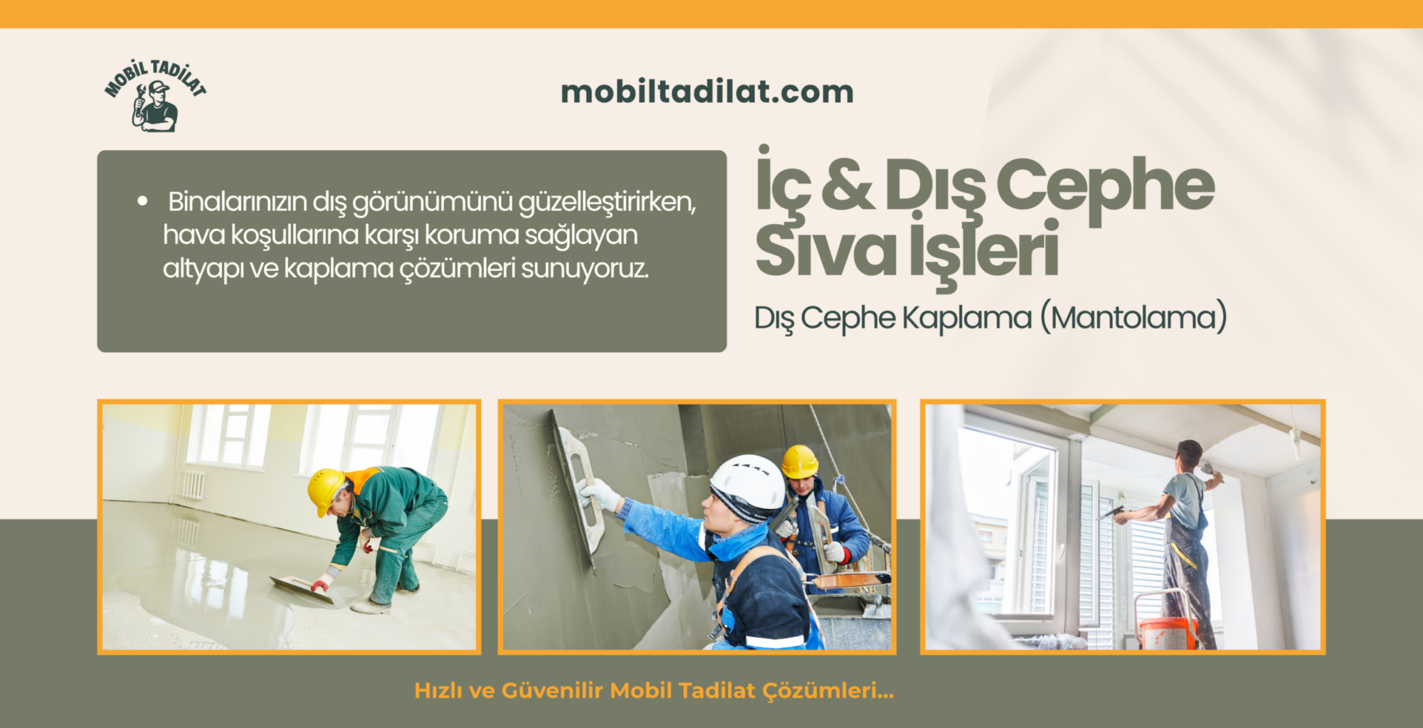 Dış Cephe Kaplama (Mantolama), Dış Cephe Tesisat Kurulumu ve Yağmur Suyu Gider Sistemleri.